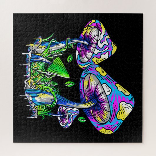 Paddenstoelen Legpuzzel (Horizontaal)