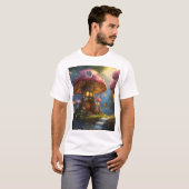 Paddenstoelen Leuke Fantasy Dreamcatcher T-shirt (Voorkant volledig)