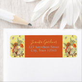 Paddenstoelen, libellen, motten & slakken terug etiket (Insitu)