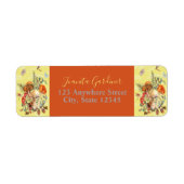 Paddenstoelen, libellen, motten & slakken terug etiket (Voorkant)