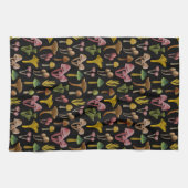 Paddenstoelen, Lichen en Colorful Fungi Theedoek (Horizontaal)