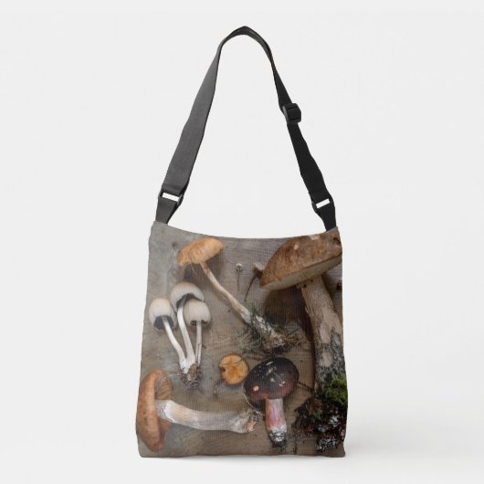 paddenstoelen Love Fungi Crossbody Tas (Voorkant)