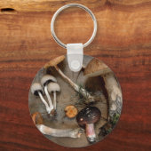 Paddenstoelen Love Fungi Sleutelhanger (Voorkant)