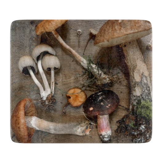 Paddenstoelen Love Fungi Snijplank (Voorkant)