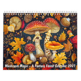 Paddenstoelen Magie – Een Fantasie Bos Kalender