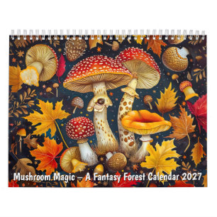 Paddenstoelen Magie – Een Fantasie Bos Kalender