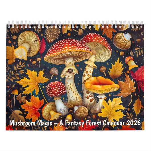 Paddenstoelen Magie – Een Fantasie Bos Kalender 20 (Hoes)