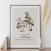 Paddenstoelen Magie Poster