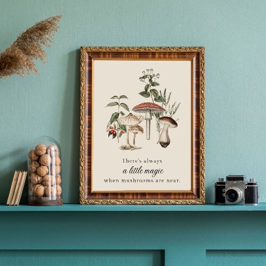 Paddenstoelen Magie Poster