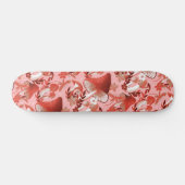 Paddenstoelen Magische roze en rood Persoonlijk Skateboard (Horizontaal)
