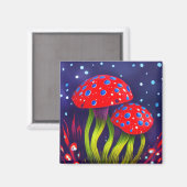 paddenstoelen magneet (Voorkant / Achterkant)