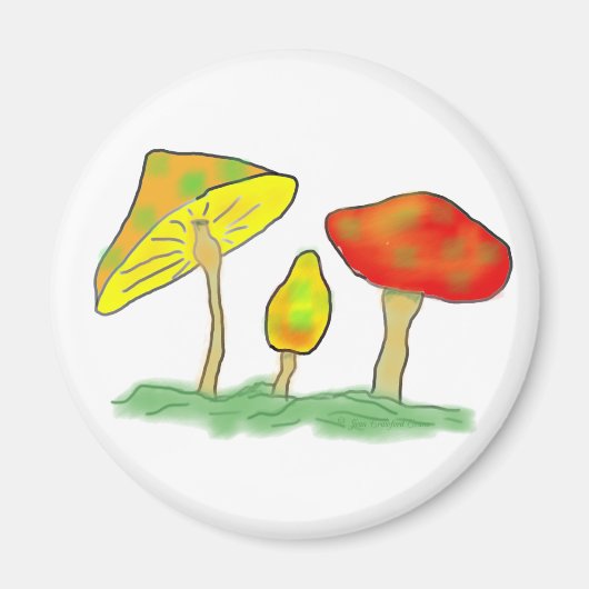 paddenstoelen magneet (Voorkant)