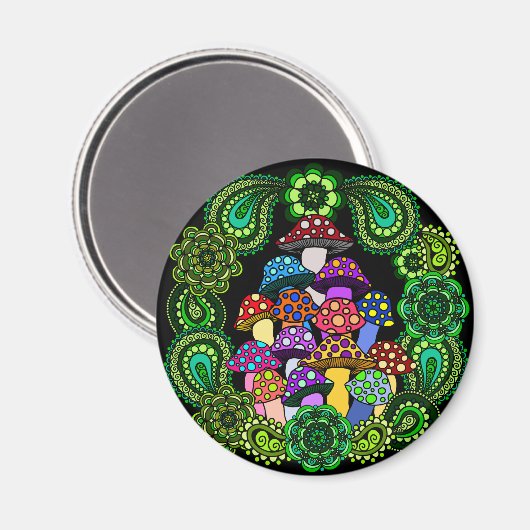 paddenstoelen Magnet (Voorkant / Achterkant)