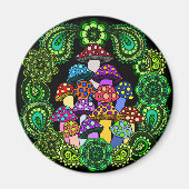 paddenstoelen Magnet (Voorkant)