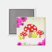 paddenstoelen Magnet (Voorkant / Achterkant)