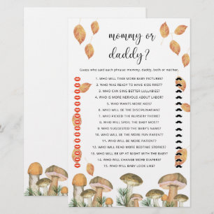 Paddenstoelen - mama of papa baby shower spel