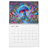 Paddenstoelen Mandala's – Psychedelische Schimmels Kalender (Mar 2026)