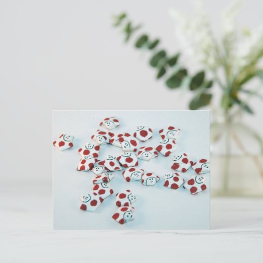 Paddenstoelen Mannen Briefkaart (Staand voorkant)