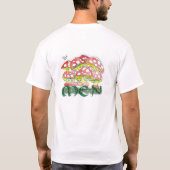 Paddenstoelen Mannen T-shirt (Achterkant)