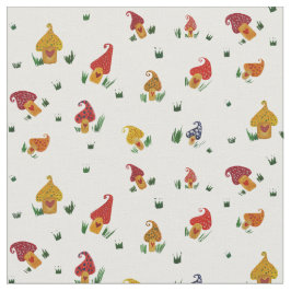 Paddenstoelen met hart Aangepast gecomprimeerd kat Stof