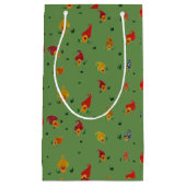 Paddenstoelen met hart Custom Gift Bag - Klein Cadeauzakje (Voorkant)