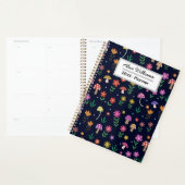 Paddenstoelen met Whimsical Bloemen Persoonlijk  Planner (Display)