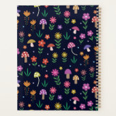 Paddenstoelen met Whimsical Bloemen Persoonlijk  Planner (Achterkant)