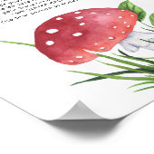 Paddenstoelen Mijn water brak spel Poster (Hoek)