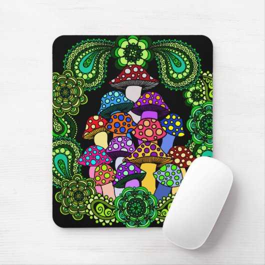 paddenstoelen Mousepad Muismat (Met muis)