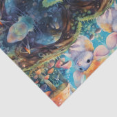 Paddenstoelen Muis Mystic Forest Decoupage Tissuepapier (Detail)