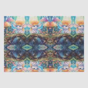 Paddenstoelen Muis Mystic Forest Decoupage Tissuepapier