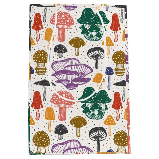 Paddenstoelen Mycoloog botanische esthetica Medium Cadeauzakje (Voorkant)