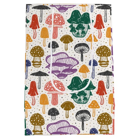 Paddenstoelen Mycoloog botanische esthetica Medium Cadeauzakje (Achterkant)