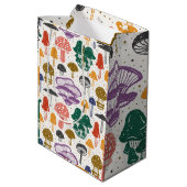 Paddenstoelen Mycoloog botanische esthetica Medium Cadeauzakje (Achterkant Gekanteld)