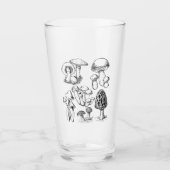 paddenstoelen Mycoloog botanist morel botanisch Glas (Voorkant)
