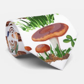 Paddenstoelen Naadloos patroon Stropdas (Opgerold)