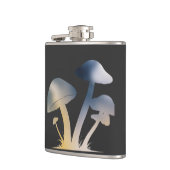 Paddenstoelen Natuur Milieu Life Silhouette Style Heupfles (Links)