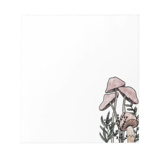 paddenstoelen notitieblok (Voorkant)
