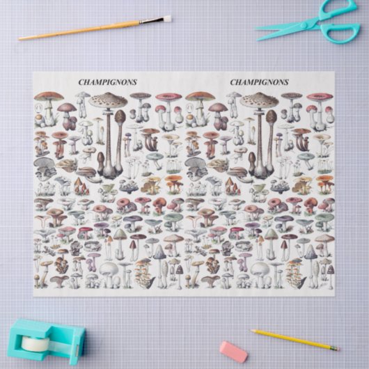  paddenstoelen Ontvlechting van kuilvoer Tissuepapier (Craft)