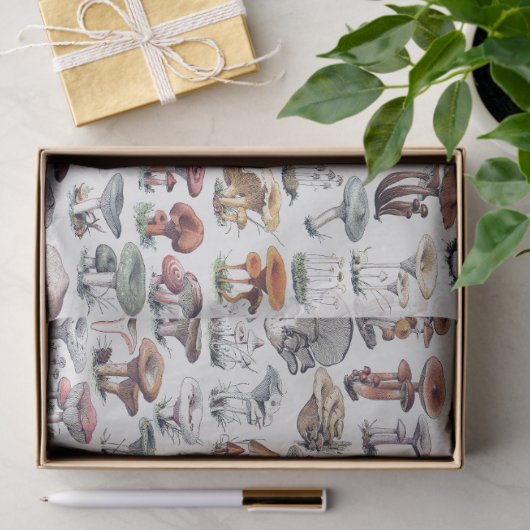  paddenstoelen Ontvlechting van kuilvoer Tissuepapier (Geschenk)