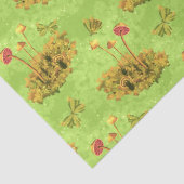 Paddenstoelen op een moss Decoupage Art Tissuepapier (Detail)