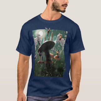 Paddenstoelen, paddenstoelen en paddenstoelen, vri t-shirt