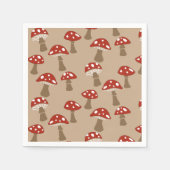 Paddenstoelen Papier servetten (Voorkant)