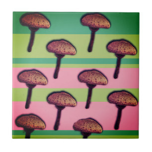 Paddenstoelen patroon Keramische Foto Tegels Tegeltje