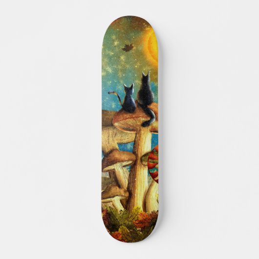 paddenstoelen persoonlijk skateboard (Voorkant)