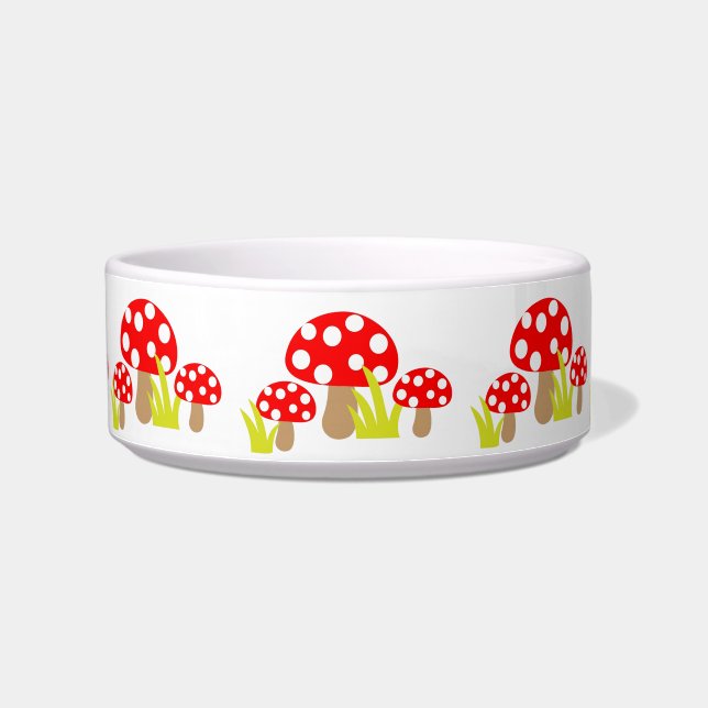 paddenstoelen Pet Bowl Voerbakje (Links)