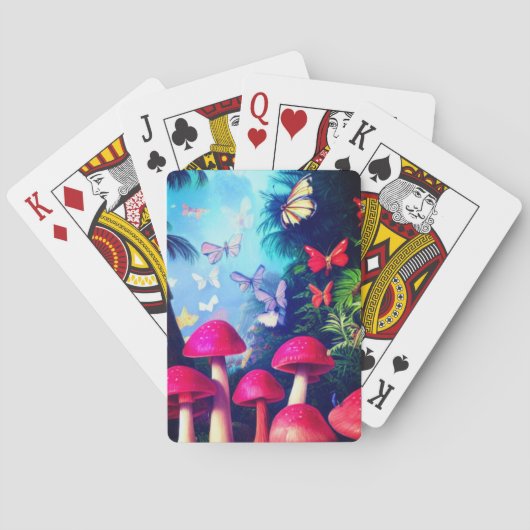 paddenstoelen pokerkaarten (Achterkant)