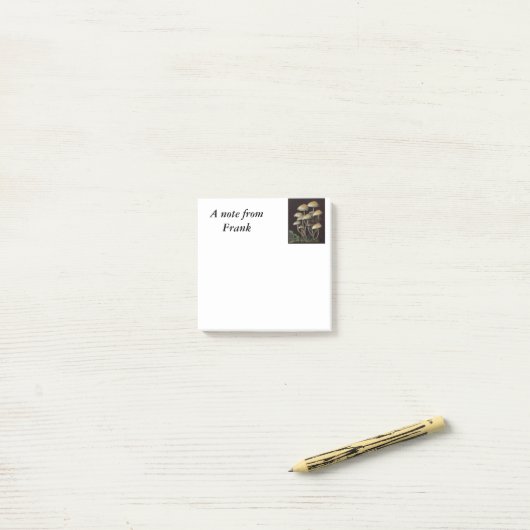 paddenstoelen post-it® notes (Op bureau)