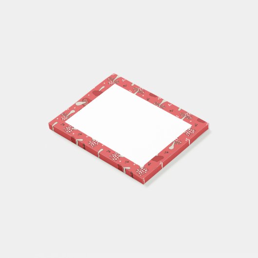 paddenstoelen post-it® notes (Schuin)