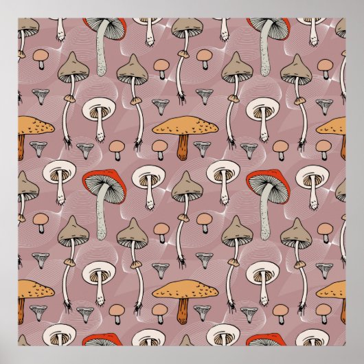 paddenstoelen poster (Voorkant)
